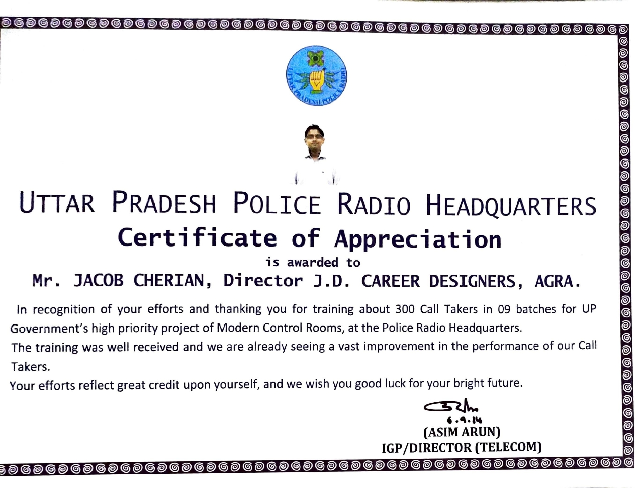 Certificate 3